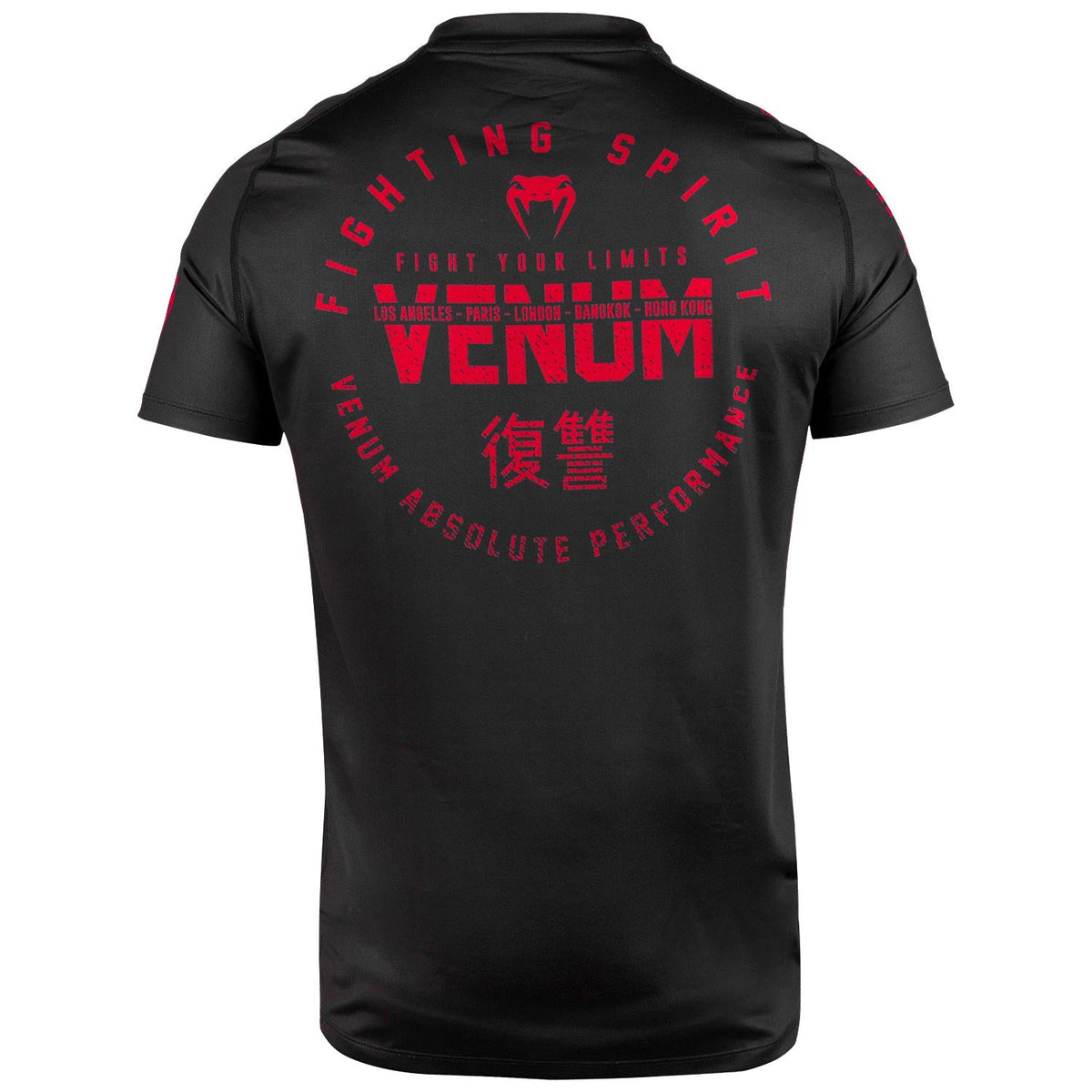 T-shirt Dry Tech Venum Signature - Noir/Rouge