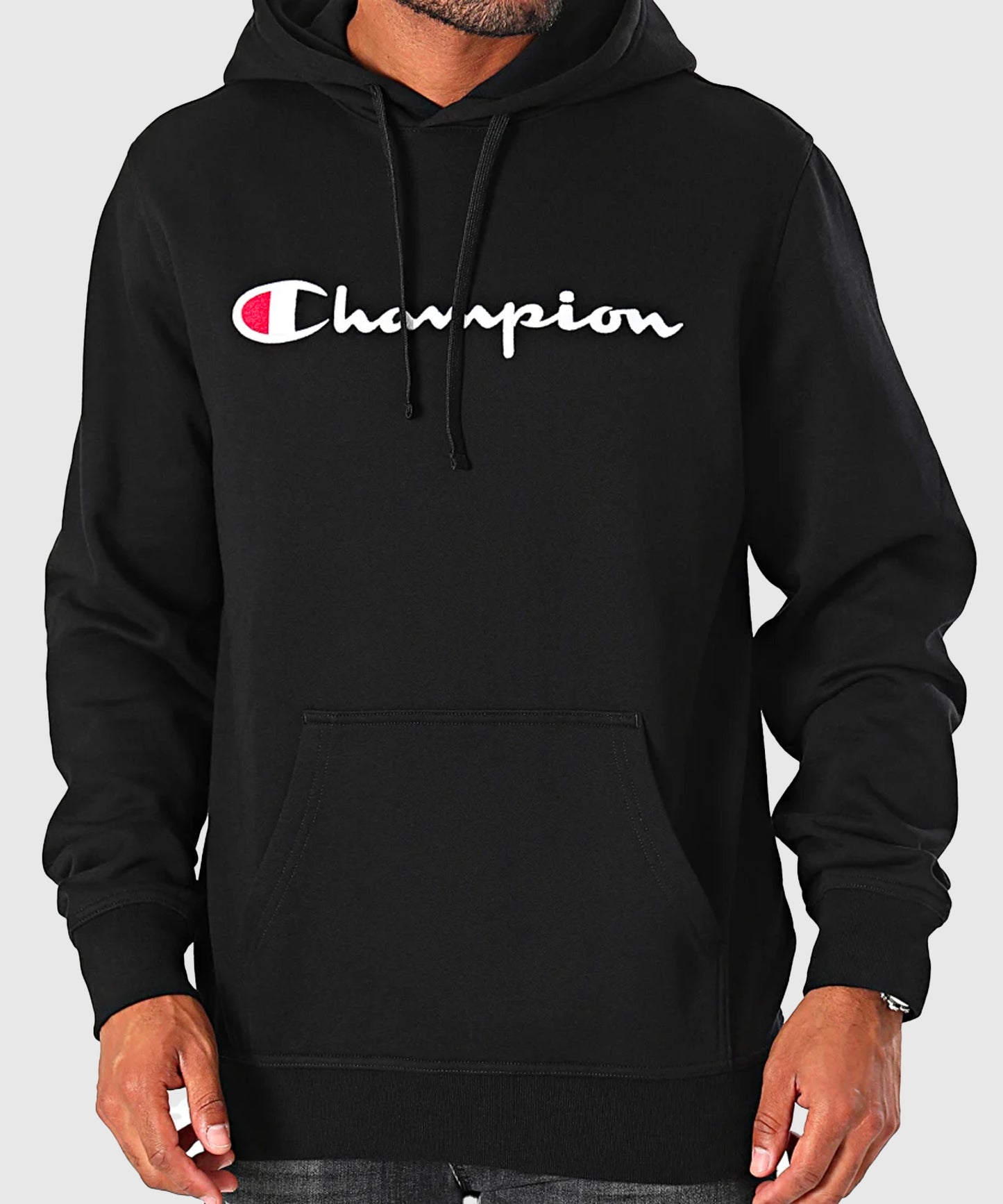 Champion Sweatshirt mit Kapuze Herren – Schwarz