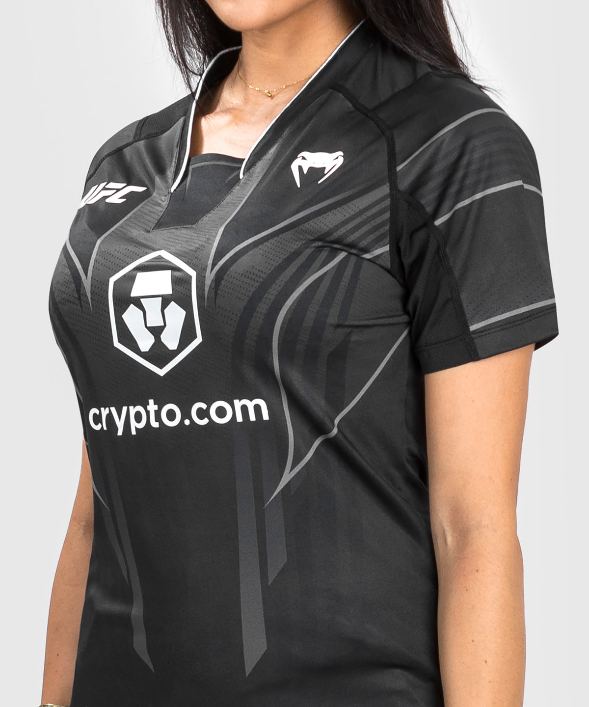 Maglia UFC Venum Authentic Fight Night 2.0 da donna - Bianco