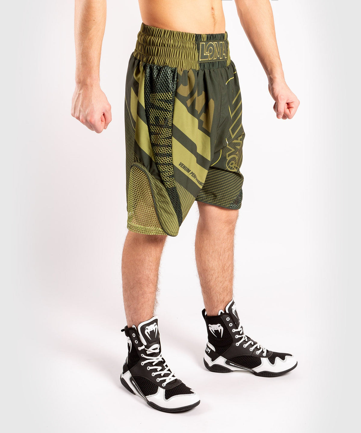 Short de Boxe Venum Commando Edition Loma - Kaki