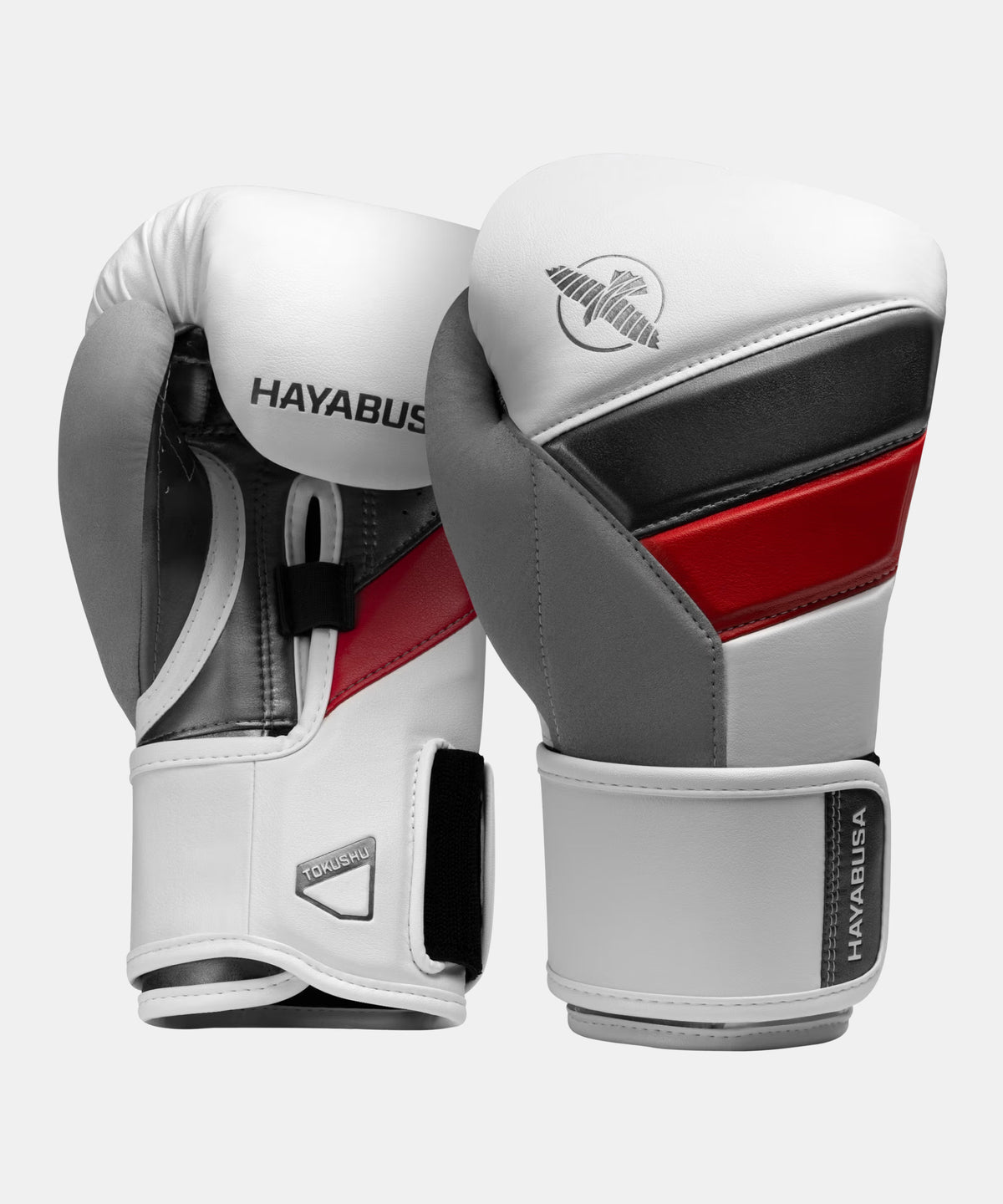 Hayabusa T3 Guantoni da Boxe - Bianco/Rosso