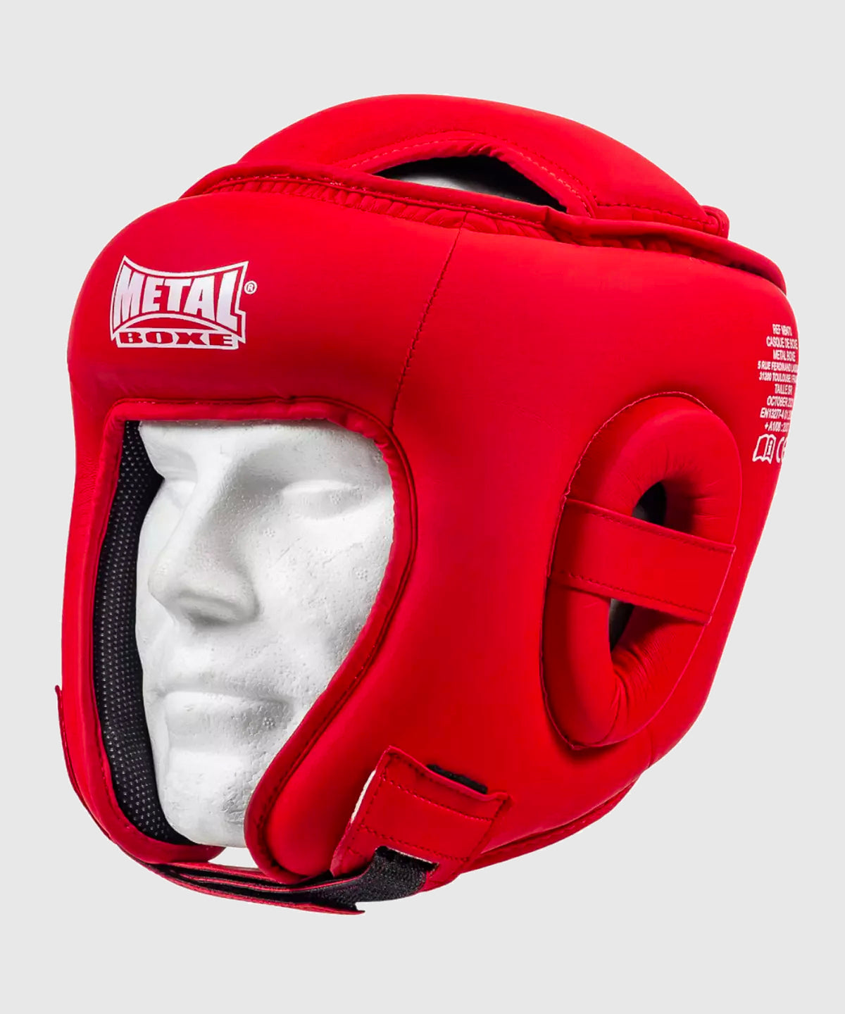 Metal Boxe Casco da Boxe Compétition - Rosso