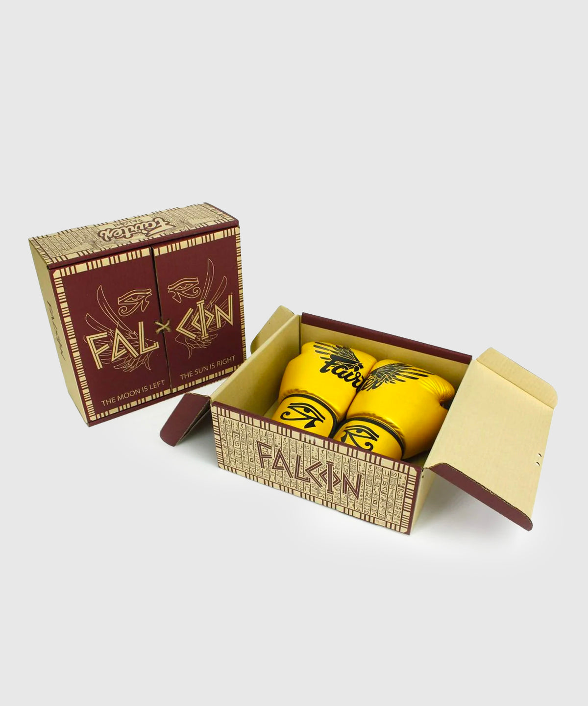 Fairtex Falcon Boxing Gloves - Gold