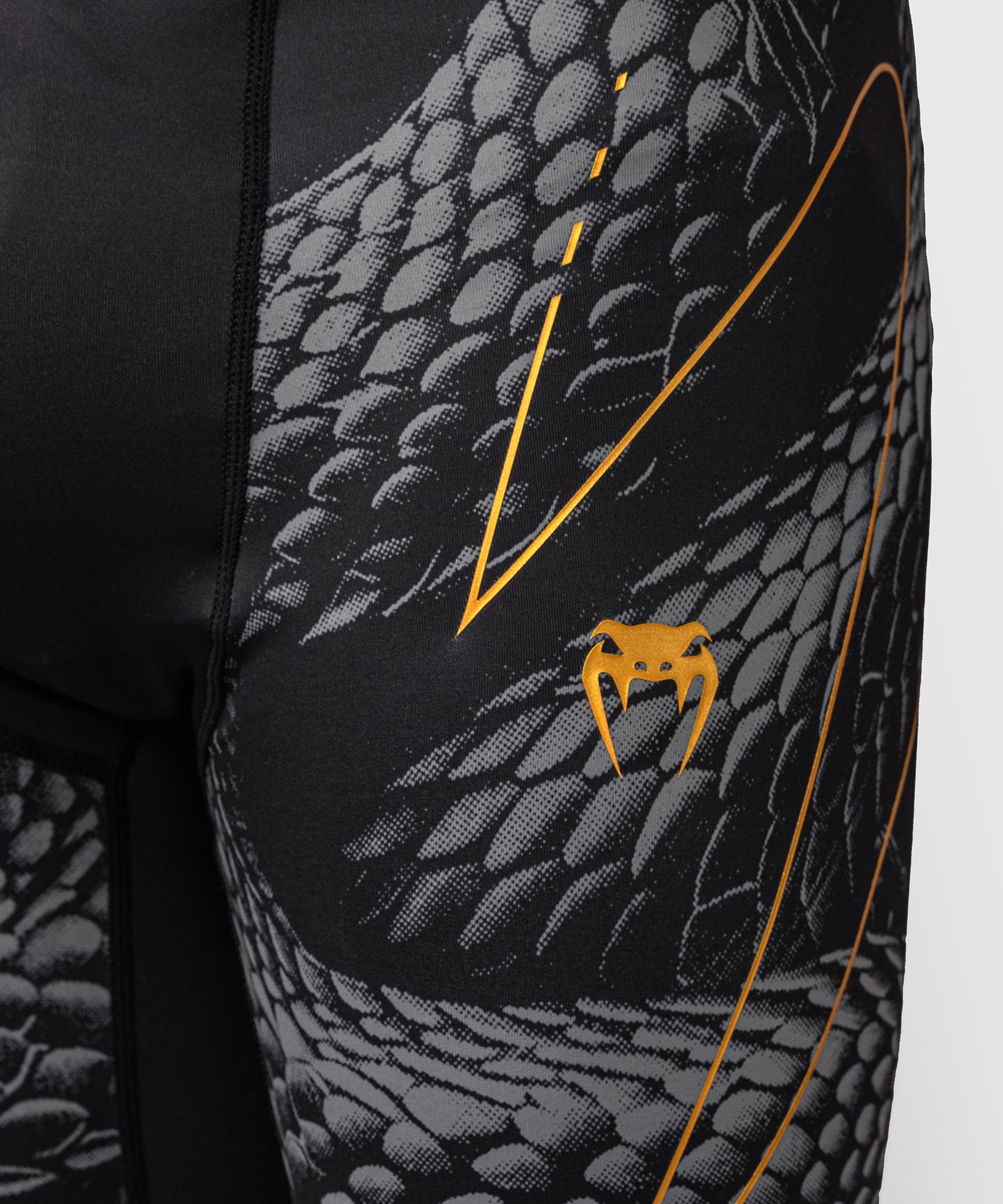 Venum Matupa Vale Tudo Shorts - Black/Grey/Gold