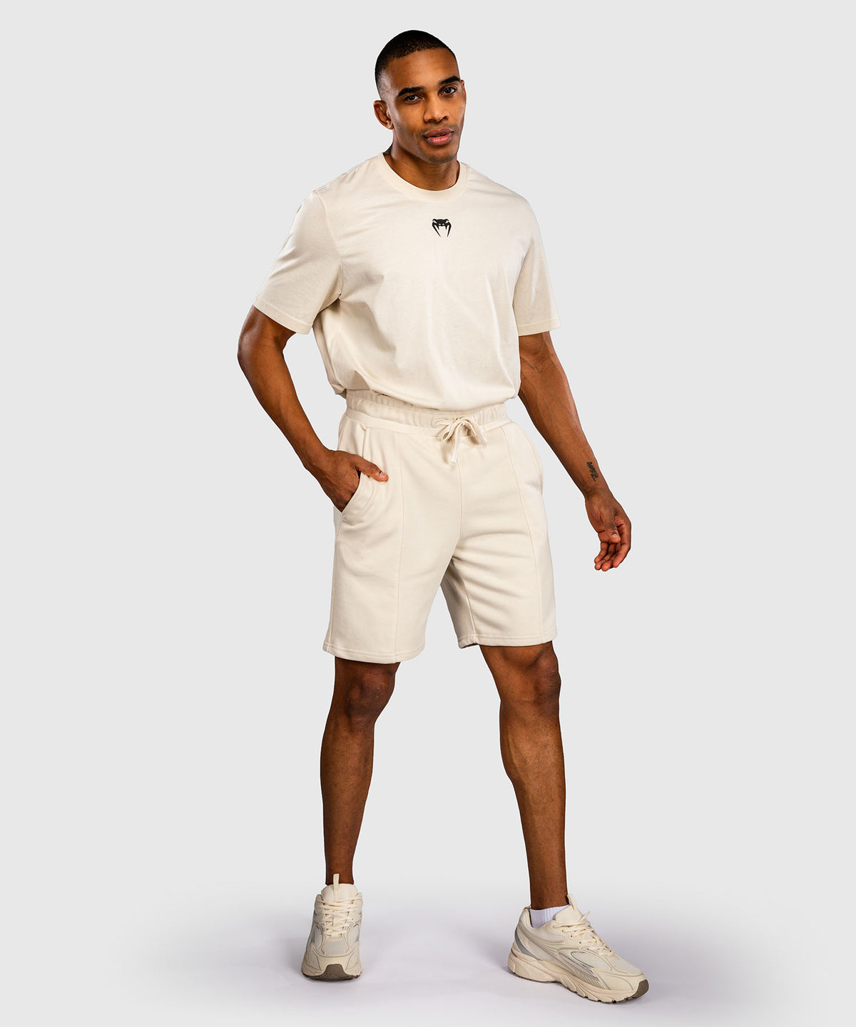Venum Contender Fleece Pantaloncini in Cotone – Bianco Sporco