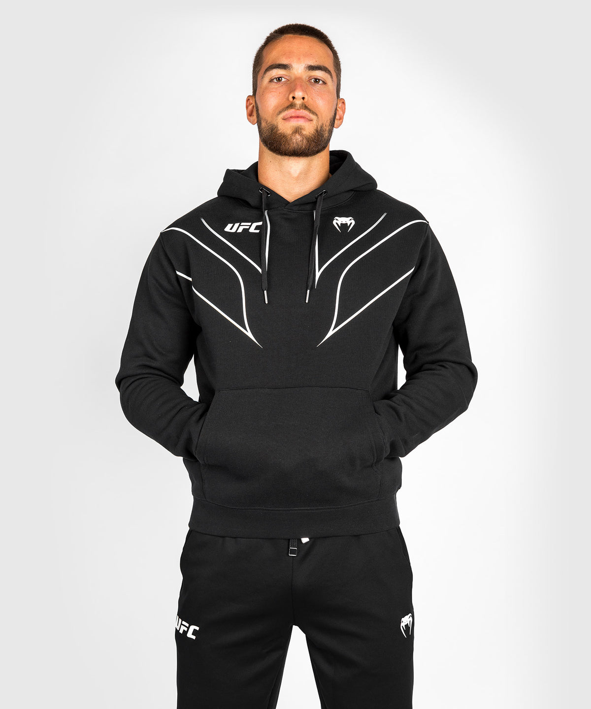 UFC Venum Fight Night 2.0 Replica Männer Hoodie - schwarz