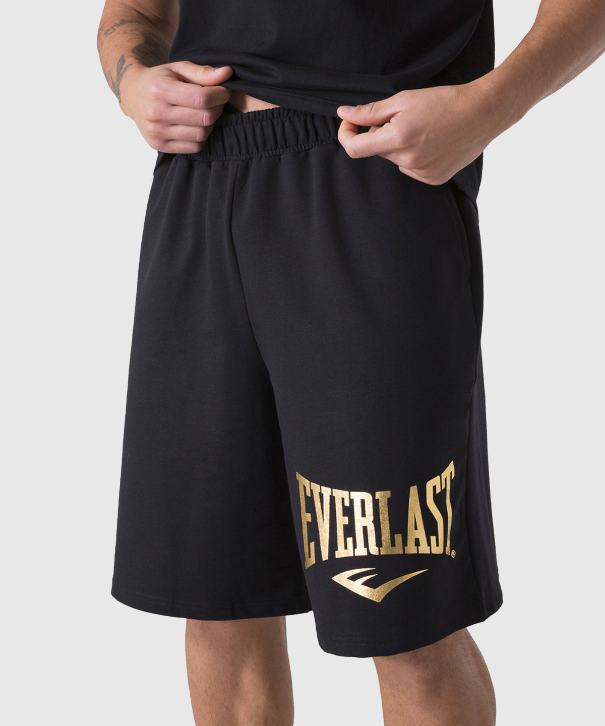 Everlast Coton Classic Fightshorts - Nero/Oro