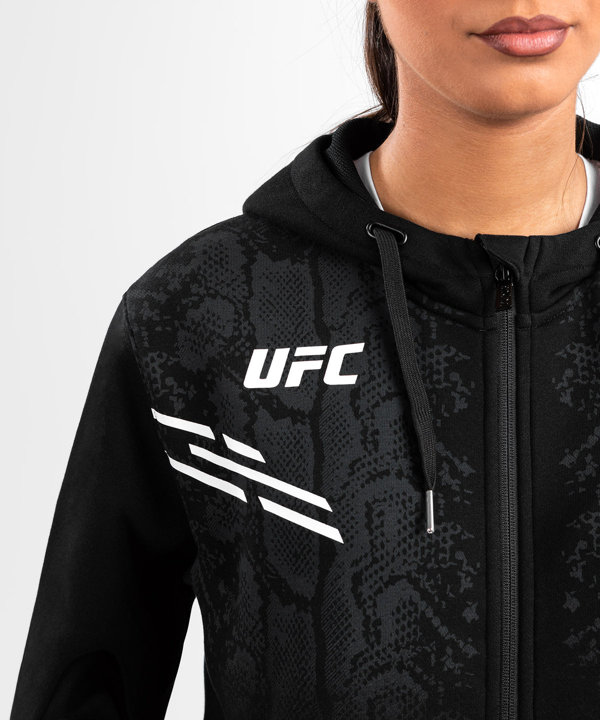 UFC Adrenaline by Venum Replica Women’s Zip Hoodie - Black