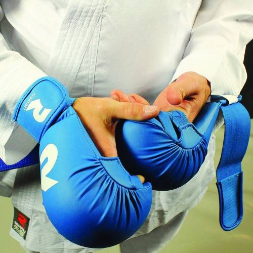 Fight Art Original Training & Compétition Karatehandschuhe - Blau