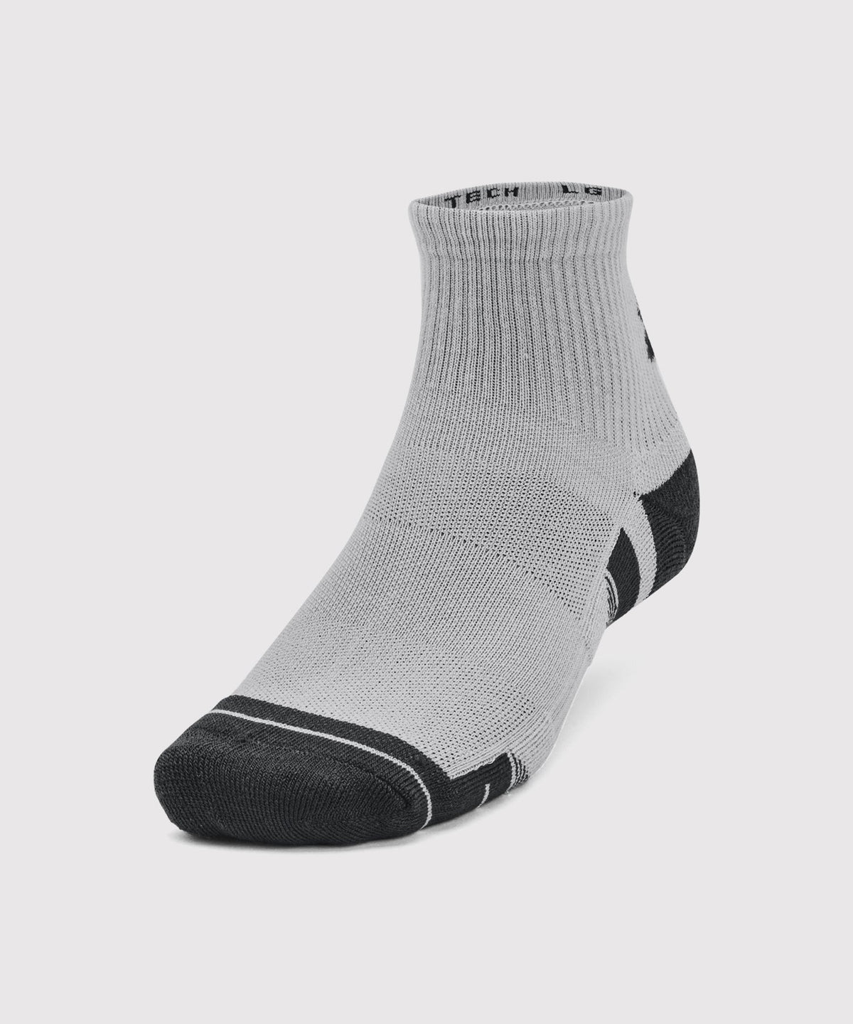 Lot De 3 Paires De Chaussettes Mi-Hautes Under Armour Ua Performance Tech - Blanc/Noir/Gris