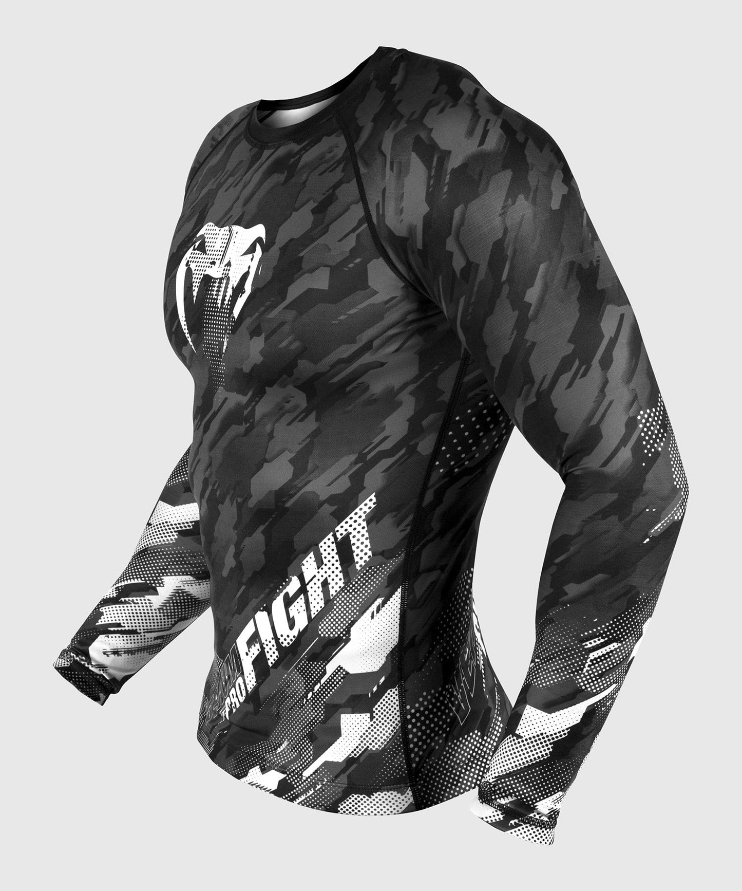 Rashguard Venum Tecmo - Manches longues - Gris