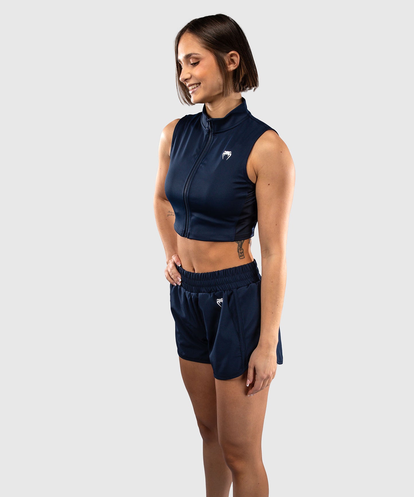 Venum Sculpt Shape Crop Top Para Mujer - Azul Marino
