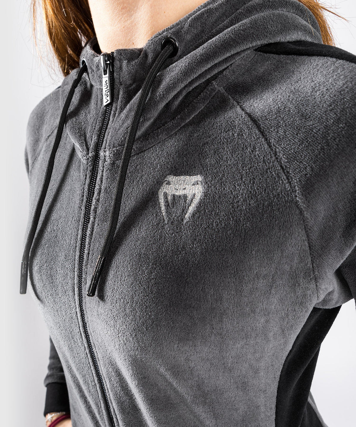 Sweatshirt Venum Camoline 2.0 Velvet - Pour Femmes - Gris/Noir