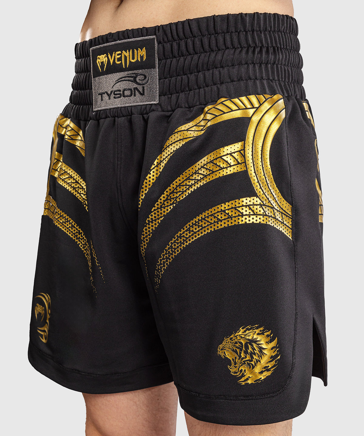 Short de Boxe Venum x Mike Tyson Tiger - Noir/Or
