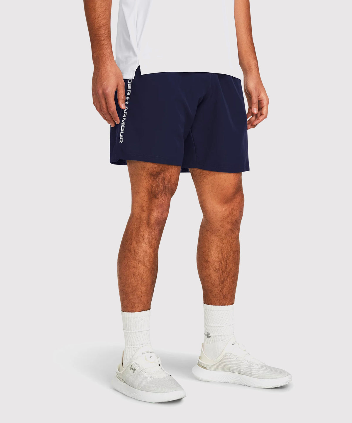 Under Armour Ua Woven Wordmark Fightshorts – Marineblau