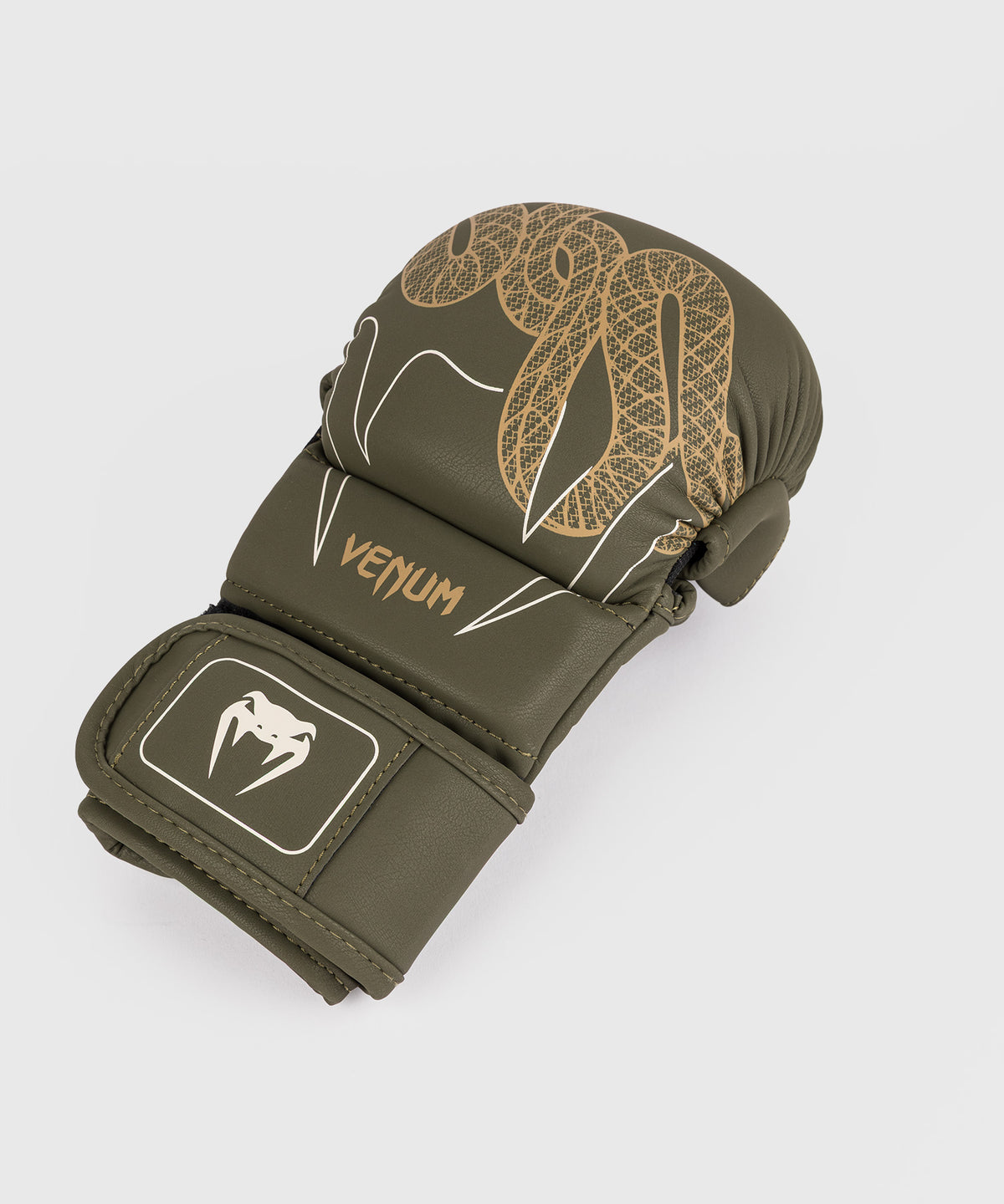Venum Serpenti Sparringhandschuhe - Khaki/Bronze/Elfenbein