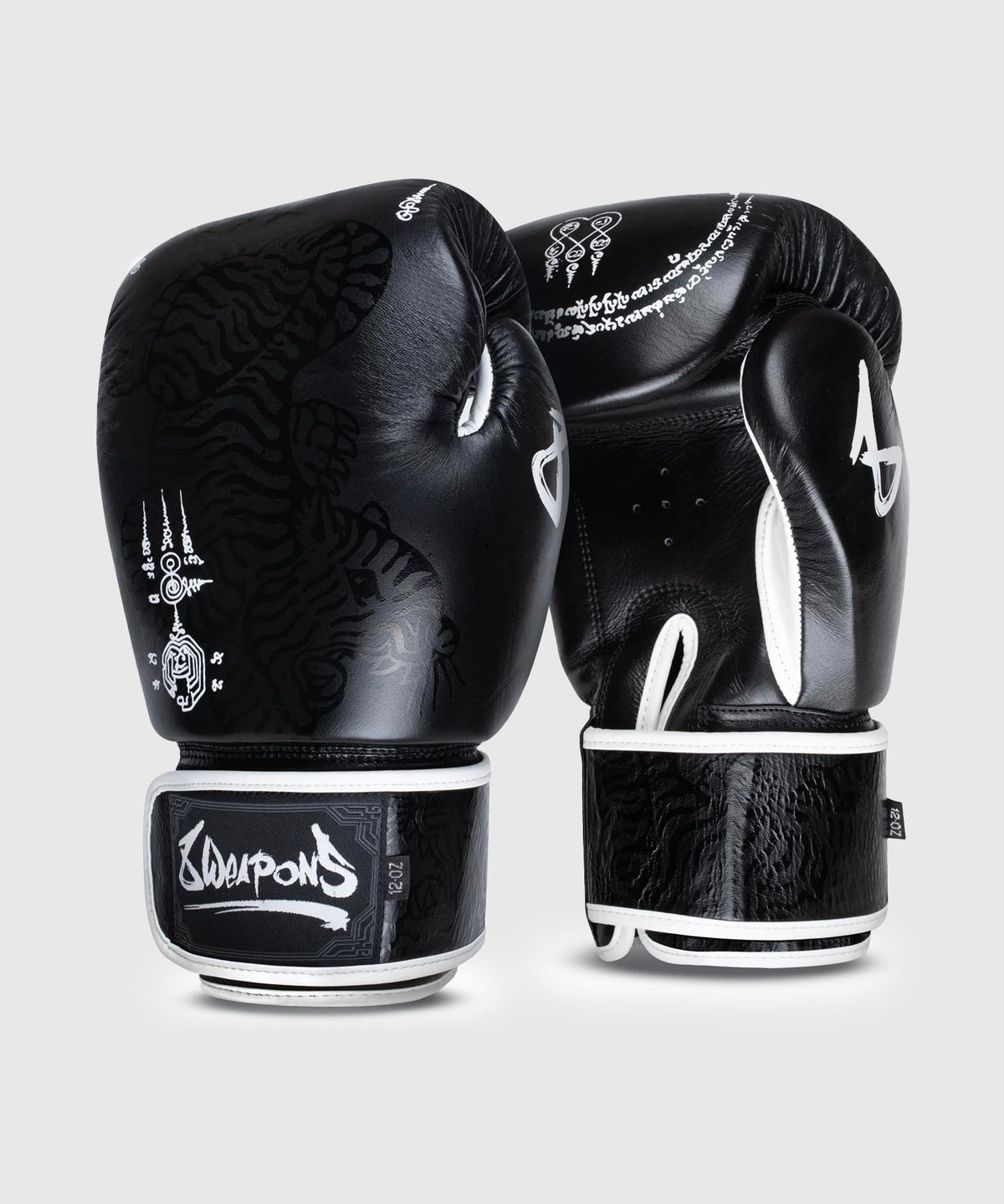 Gants de Boxe 8 Weapons Sak Yant Big Tiger - Noir/Noir