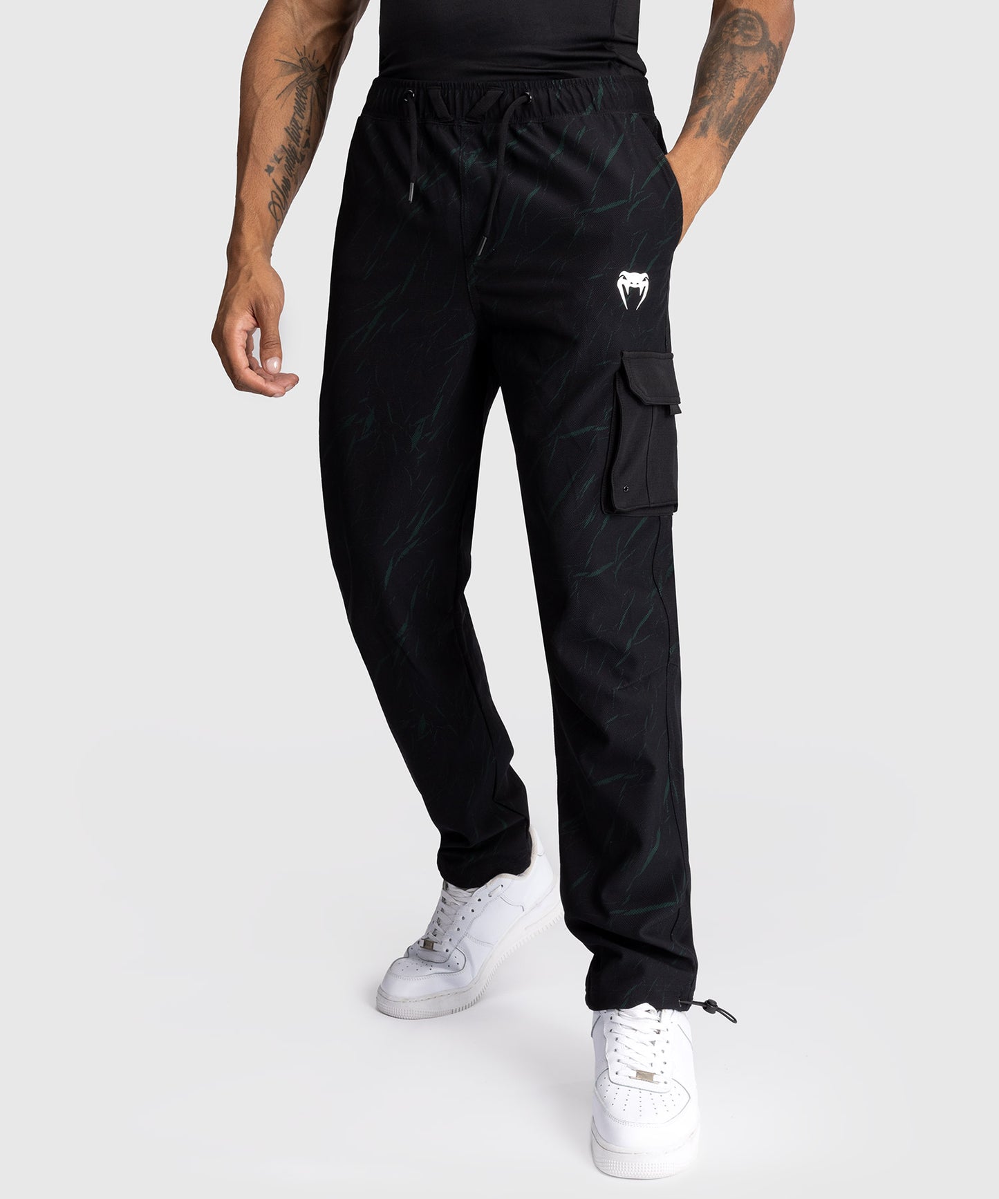 Venum Trooper Pantalones de Chándal Para Hombre - Negro/Verde Bosque