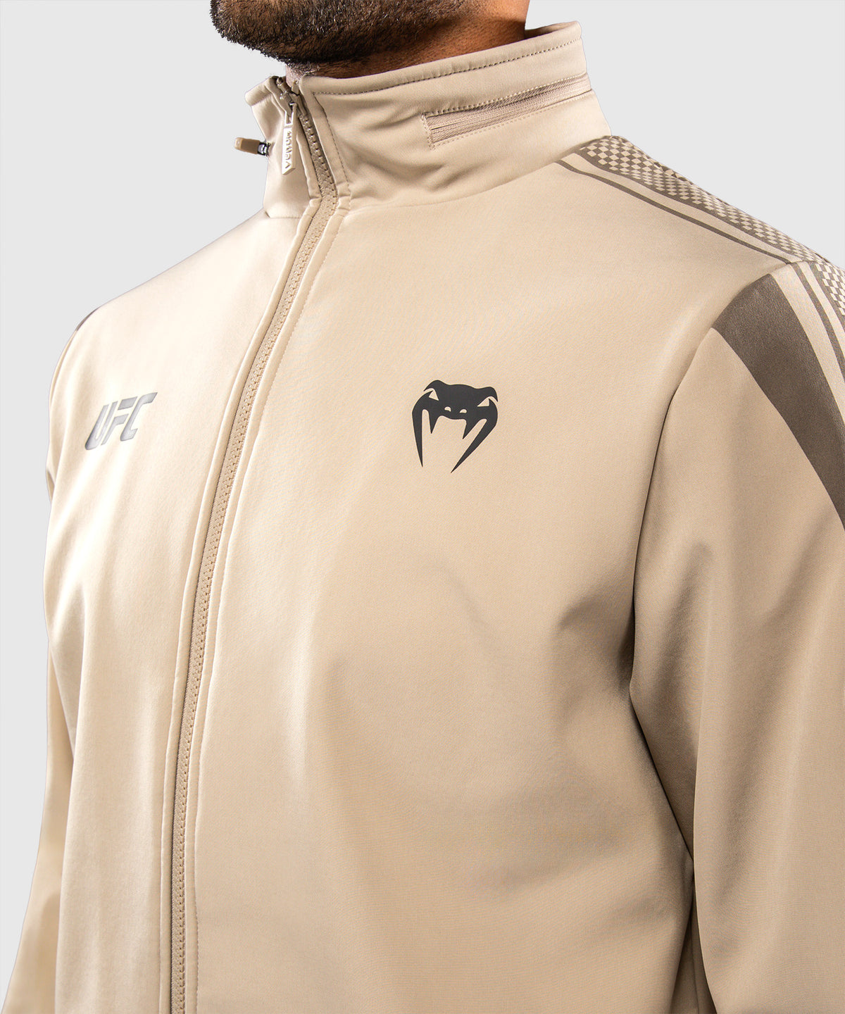 Venum UFC Unity by Venum Authentic Fight Week Sudadera con Capucha y Cremallera para Hombre - Arena