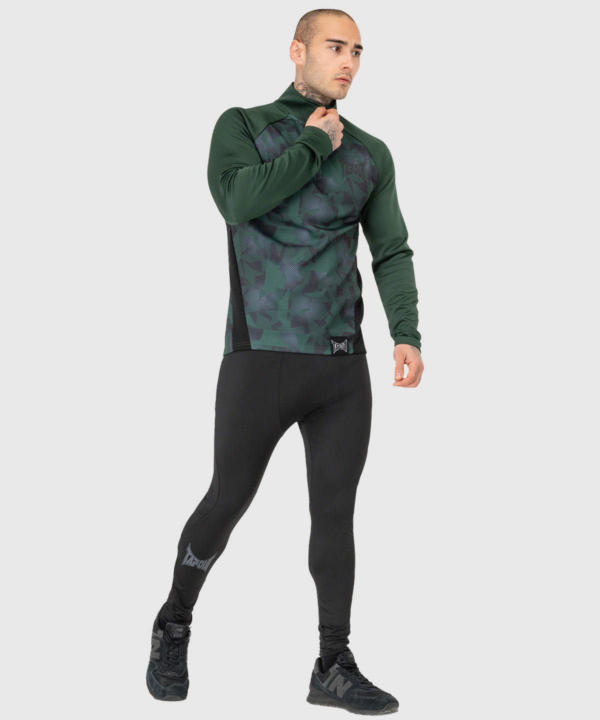 Tapout Training Leggings - Nero/Verde