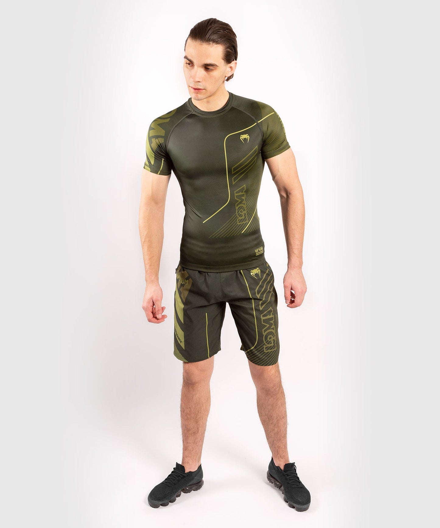 Rashguard Venum Commando Edition Loma Manches Courtes - Kaki