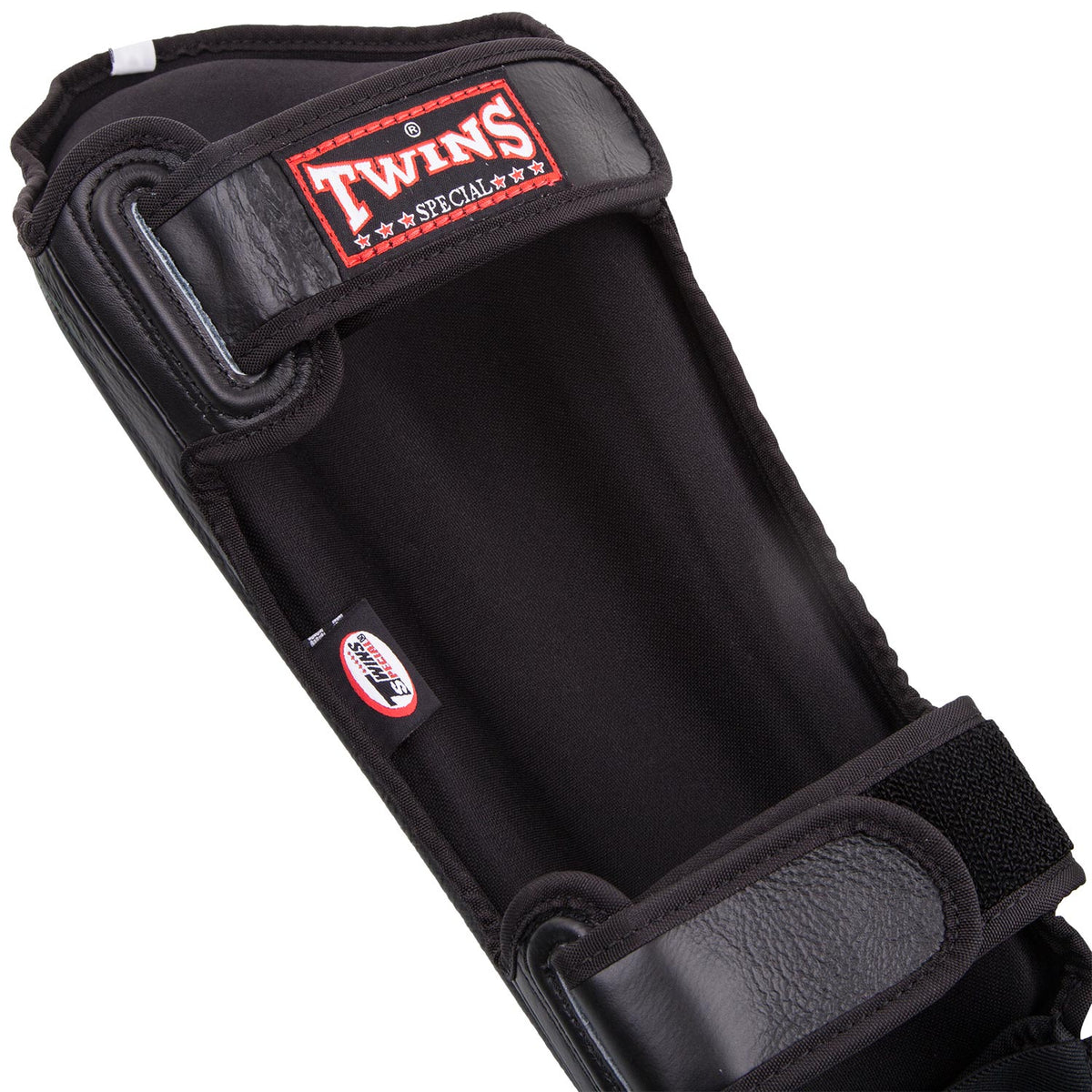 Twins Leather Shin Guards - Black