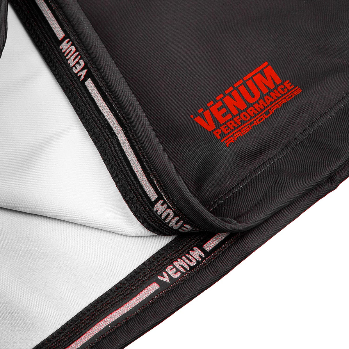 Venum Signature Rashguard - Langarm - Schwarz/Rot