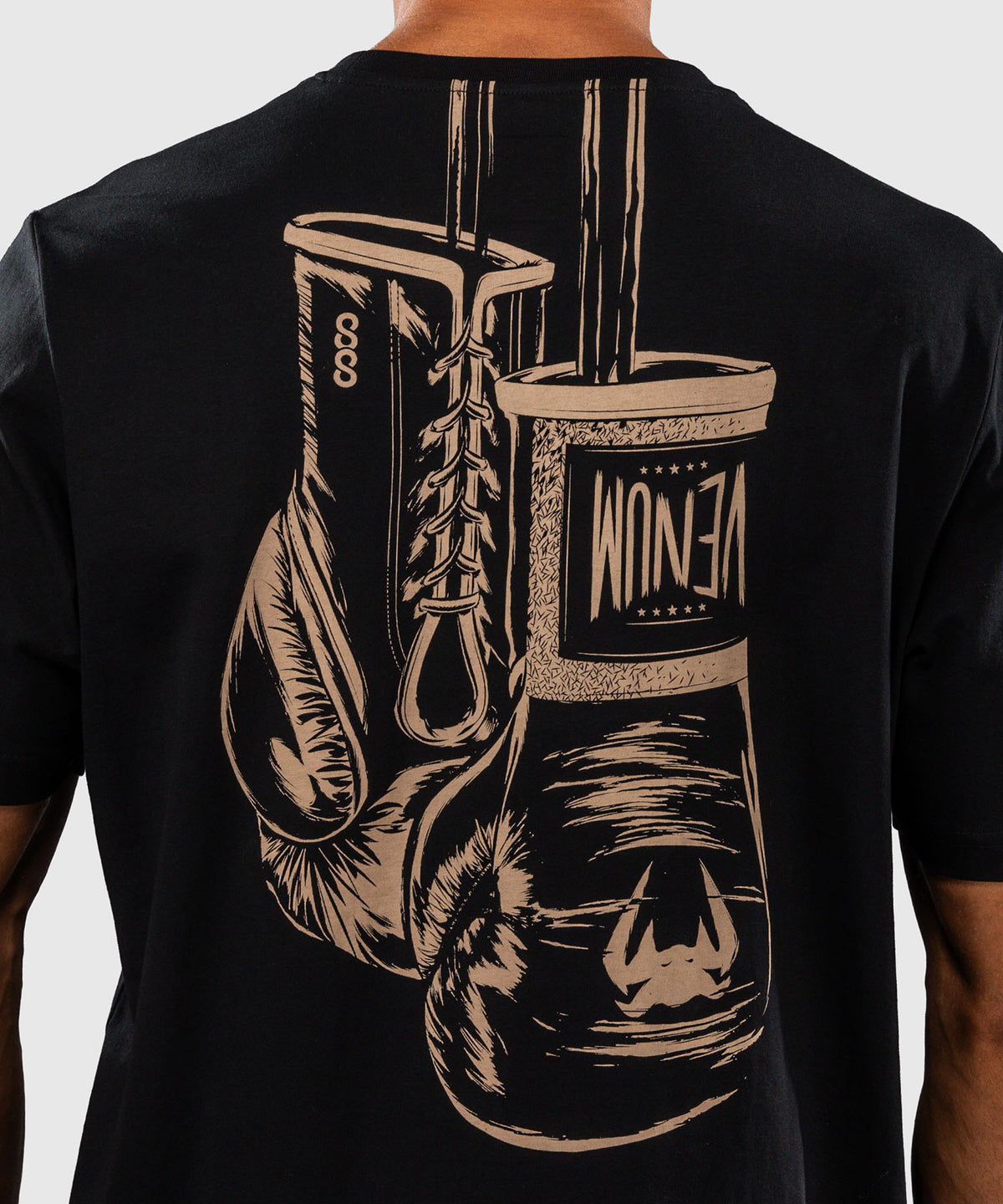 Venum Fight Icon T-shirt in Cotone - Nero