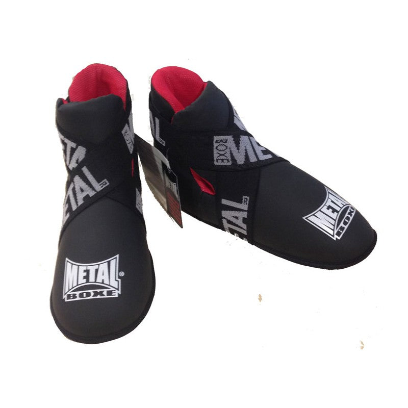 Metal Boxe Protectores de Pies Full Contact - Negro