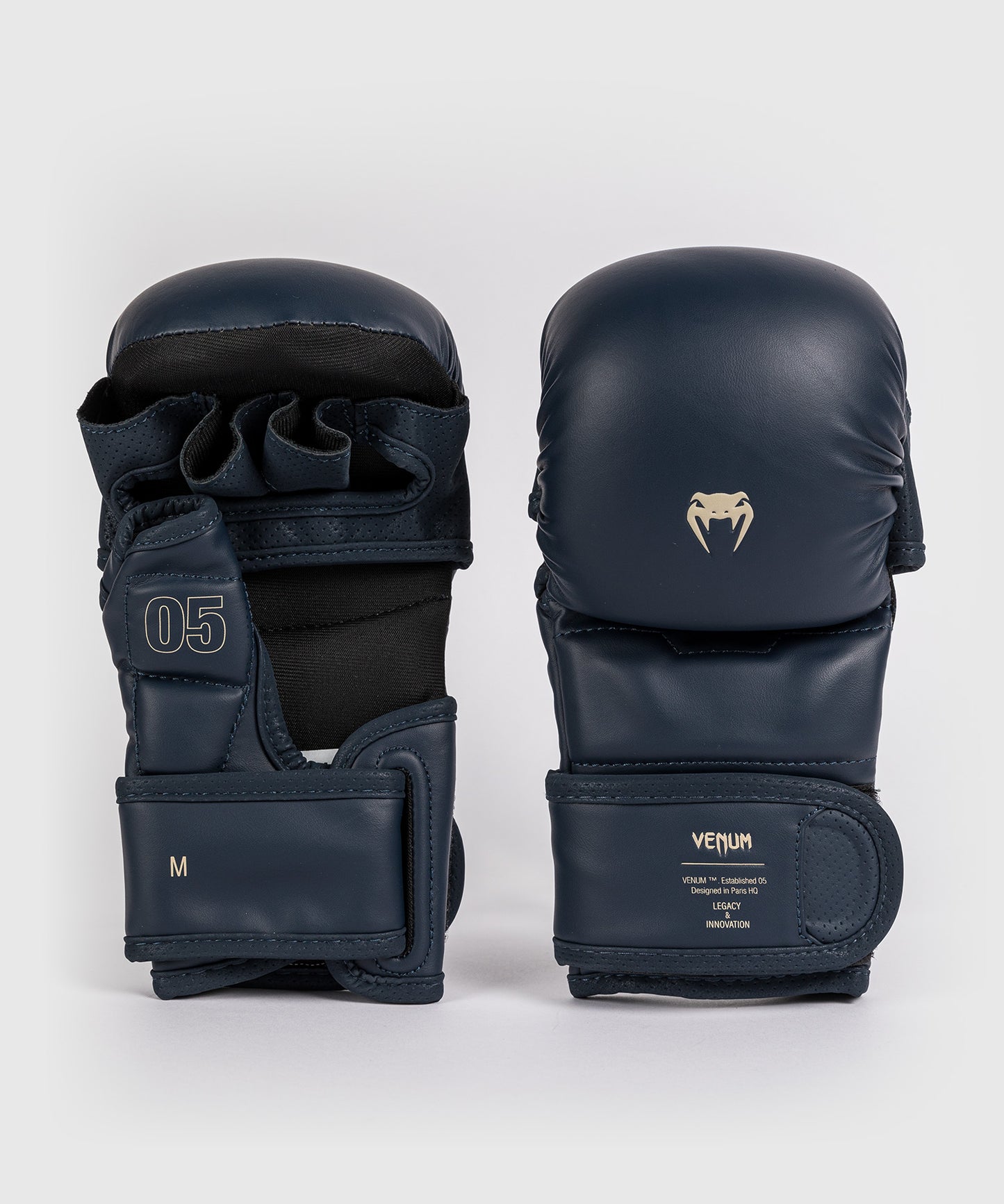 Gants de sparring MMA Venum Impact Evo - Bleu glacé