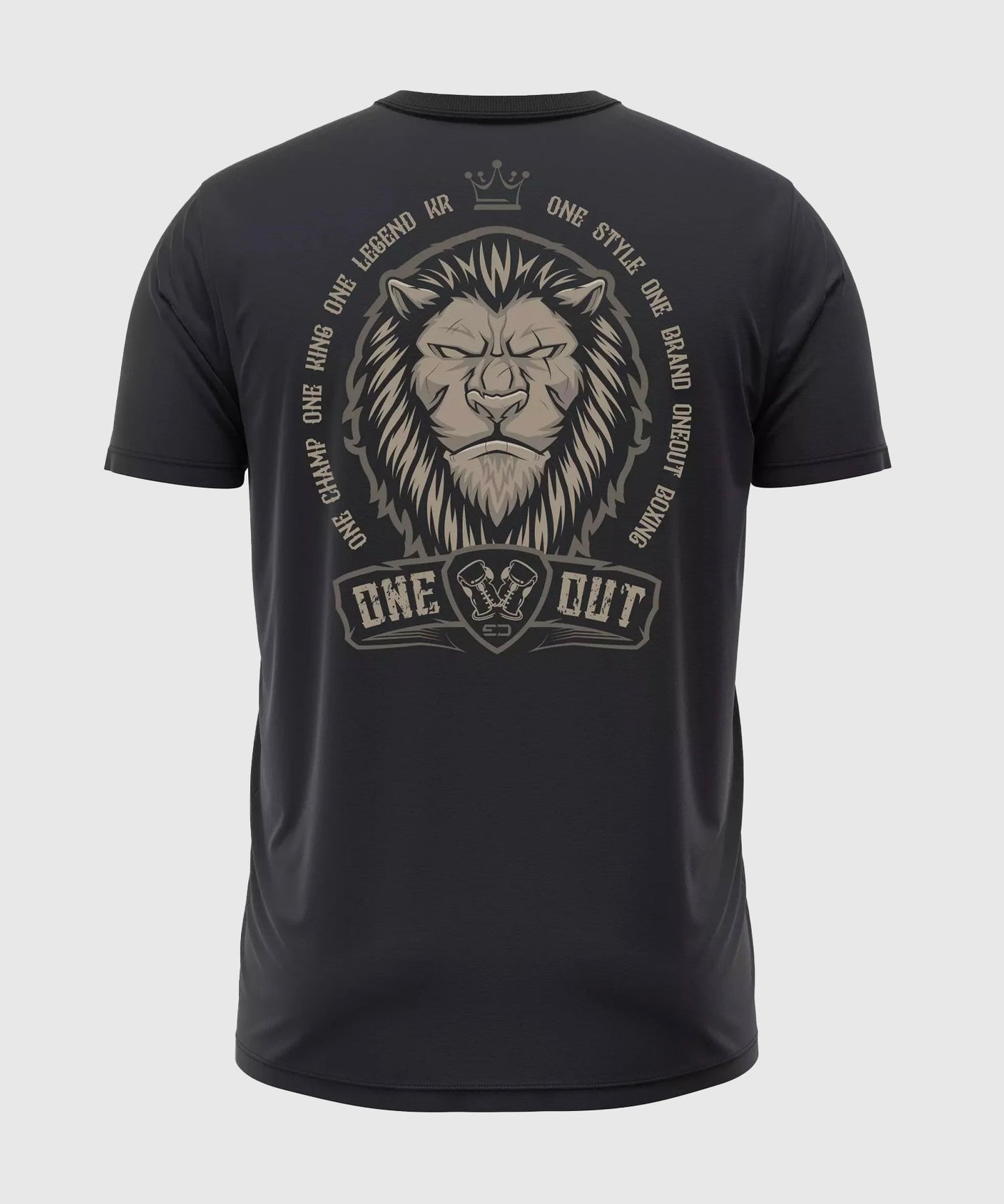 Tee-Shirt Oneout One King One Legend - Noir