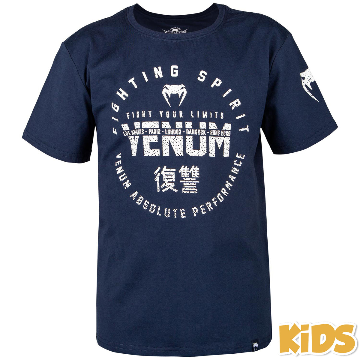 T-shirt Enfant Venum Signature Kids - Bleu Marine