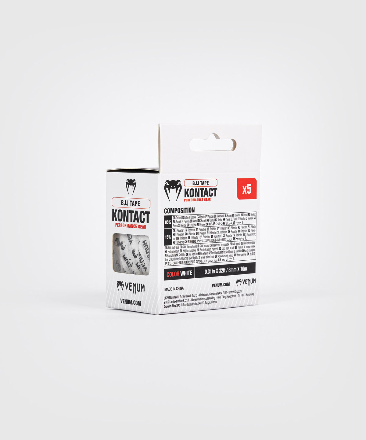 Bandes pour Doigts Venum Kontact - Blanc/Noir