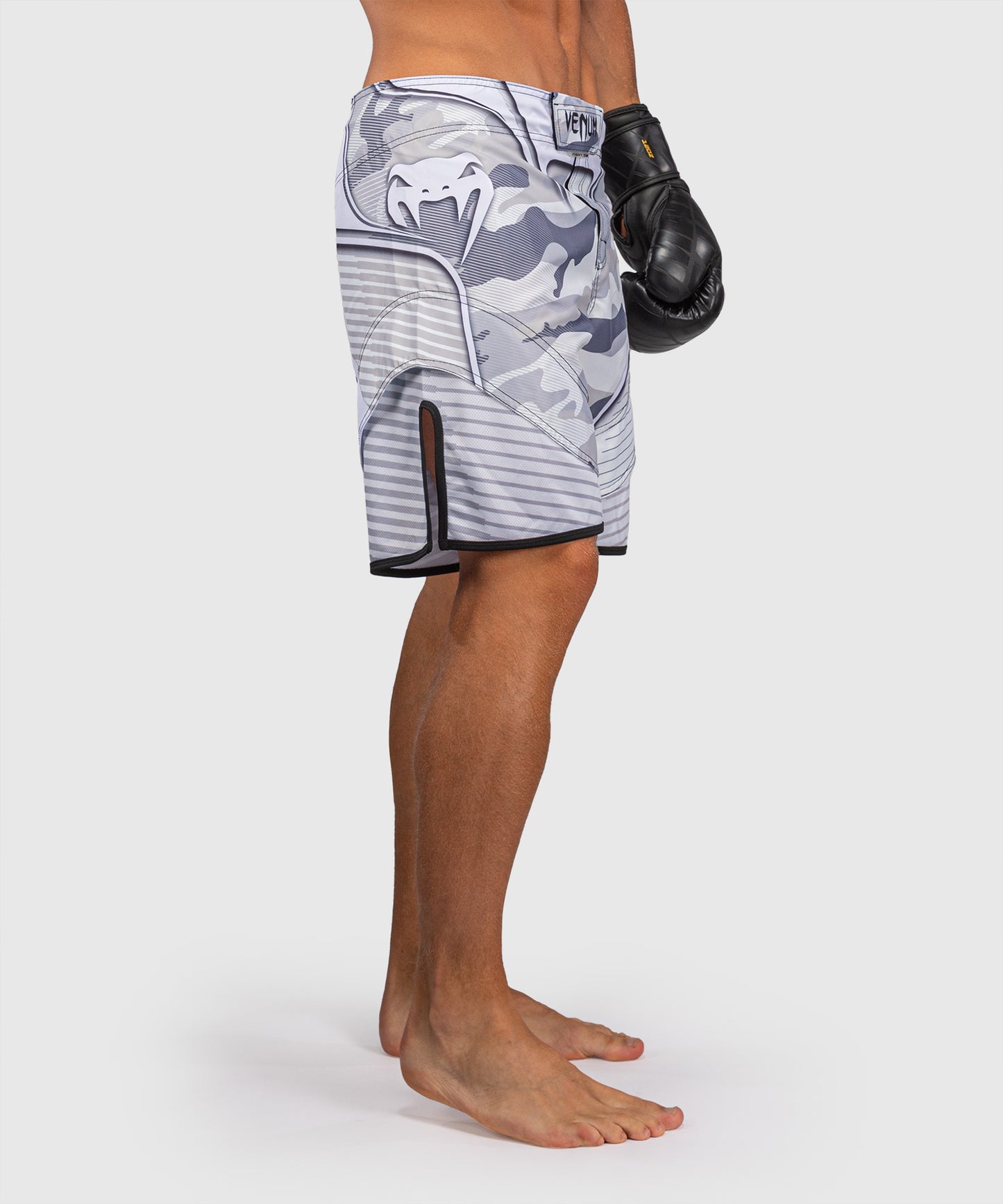 Short de Combat Venum Camo Hero - Blanc/Gris Clair