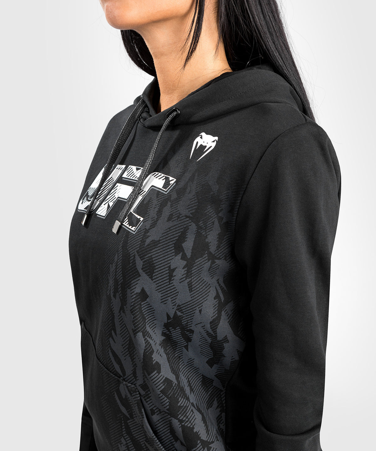 UFC Venum Authentic Fight Week Damen Kapuzenpullover - Schwarz