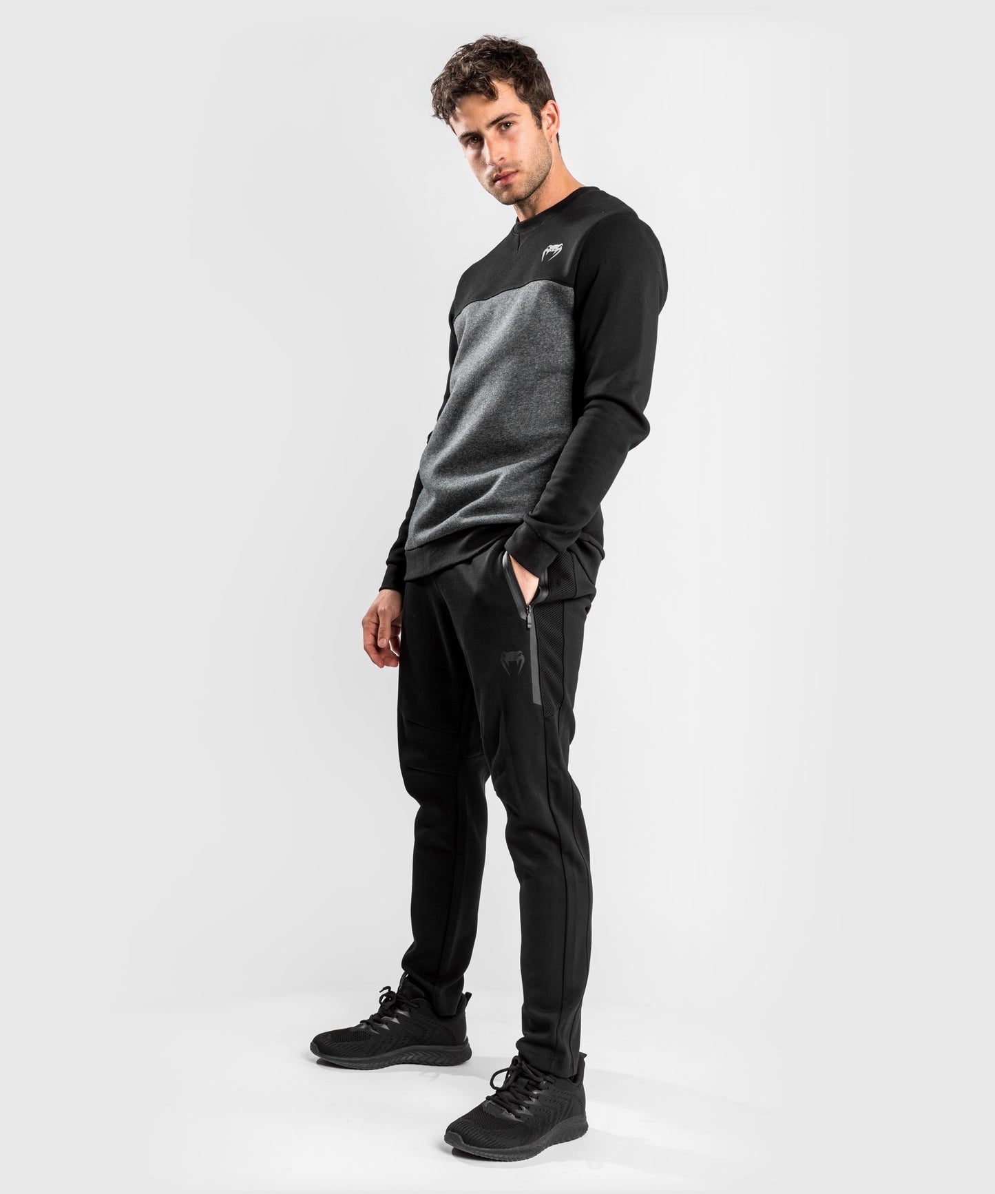 Sweatshirt Venum Rafter Light - Noir/Gris Chiné