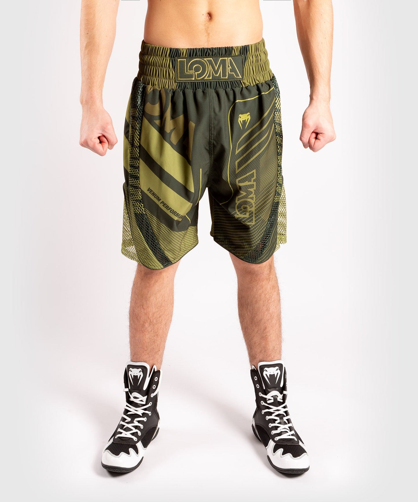 Short de Boxe Venum Commando Edition Loma - Kaki