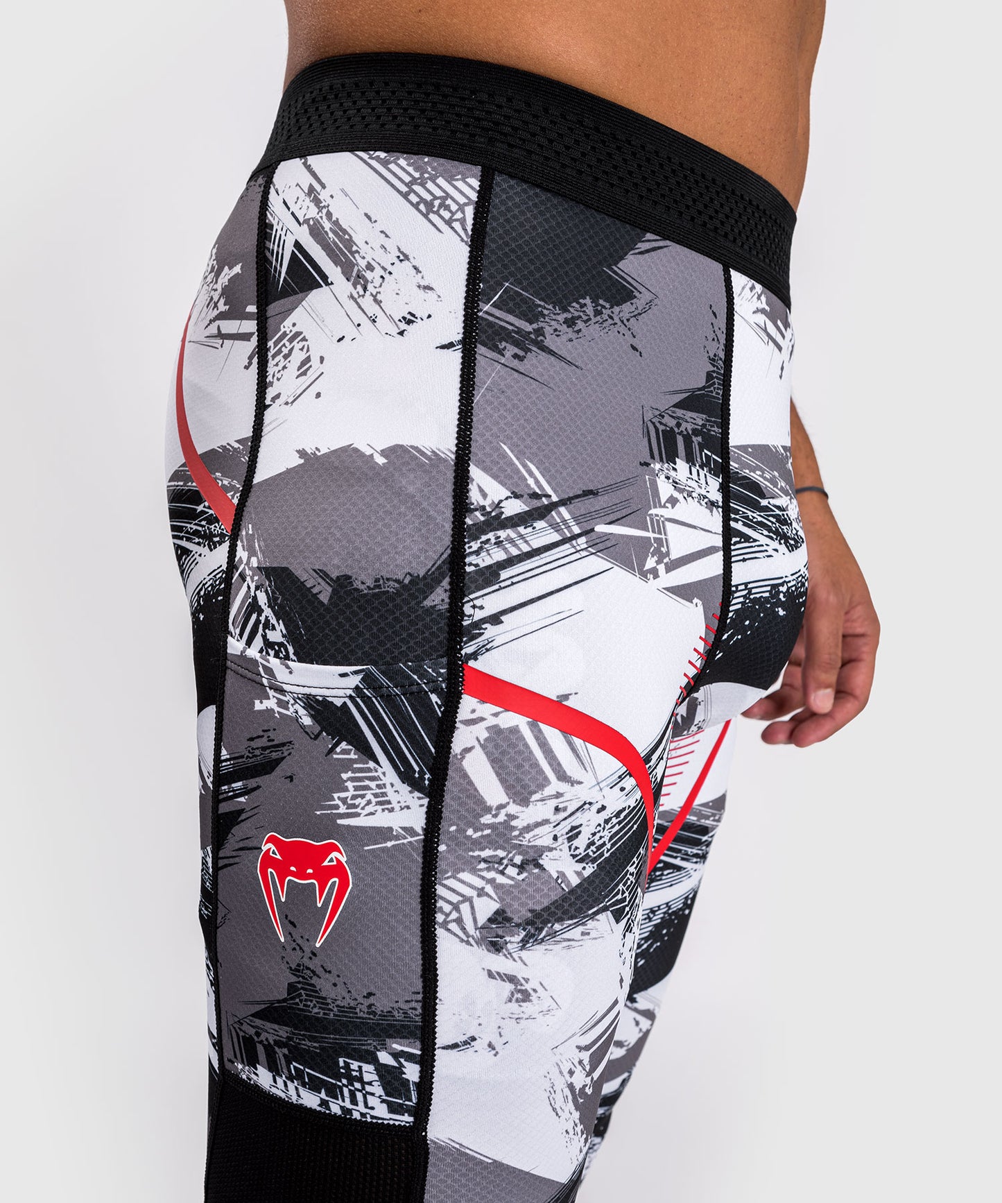 Venum Electron 3.0 Kompressionshosen - Grau/Rot