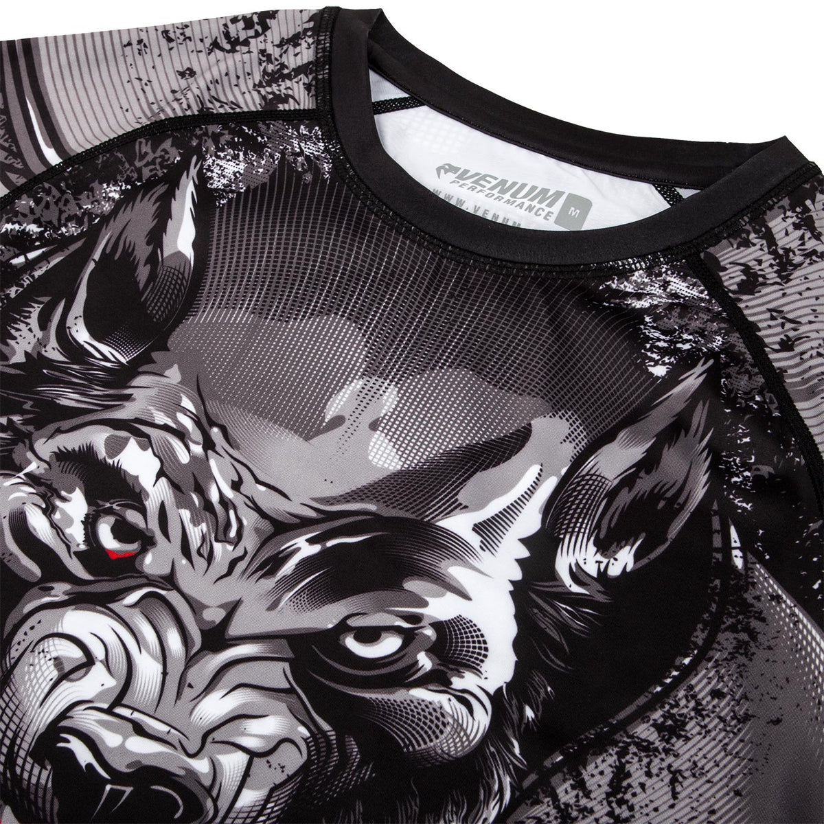 Venum Werewolf Rashguard - Langarm - Schwarz/Grau
