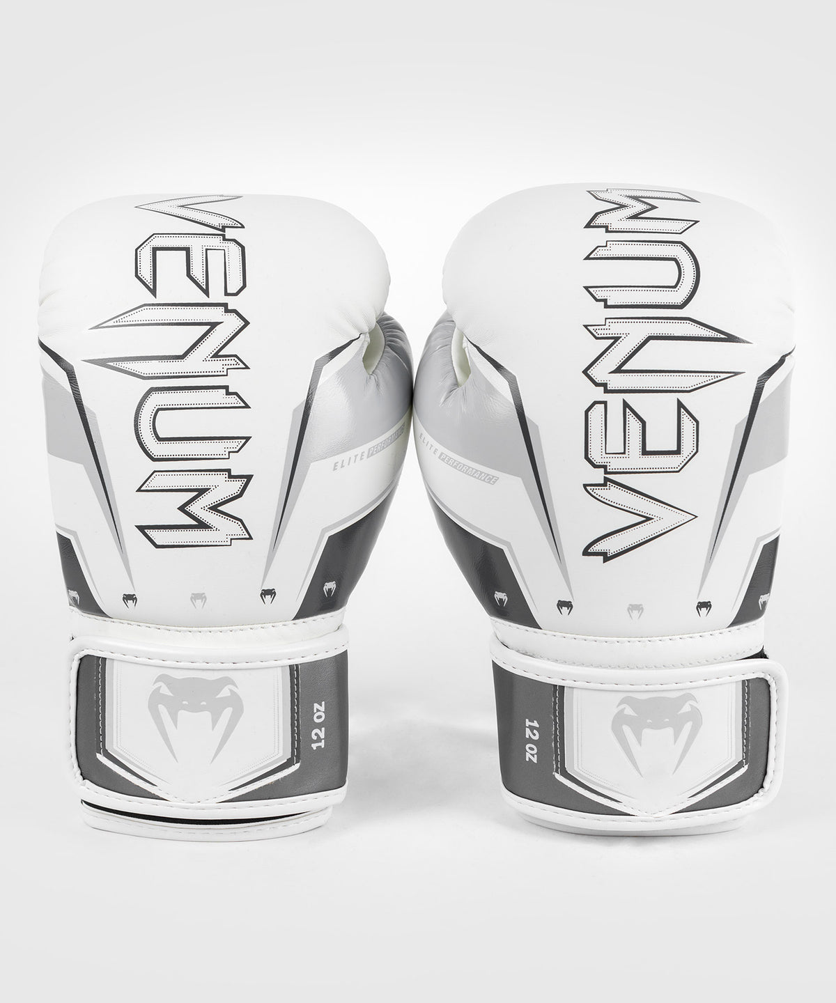 Gants de Boxe Venum Elite Evo - Gris/Blanc