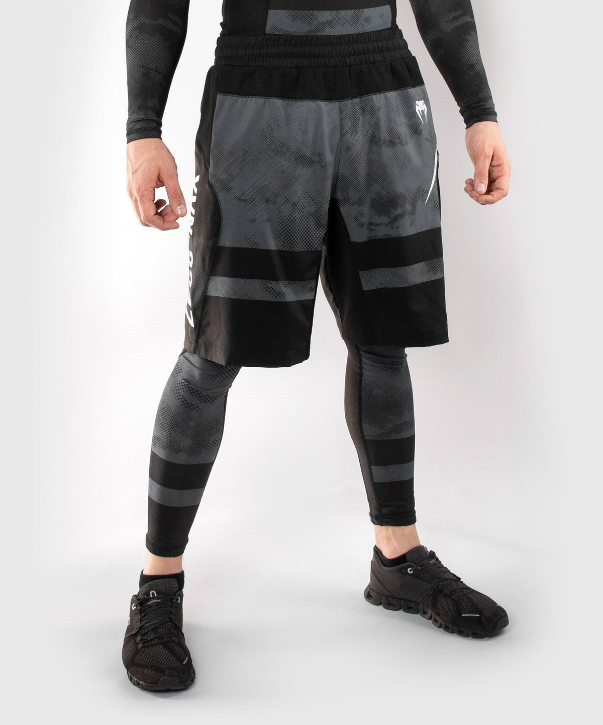 Short de Sport Venum Sky247 - Noir/Gris