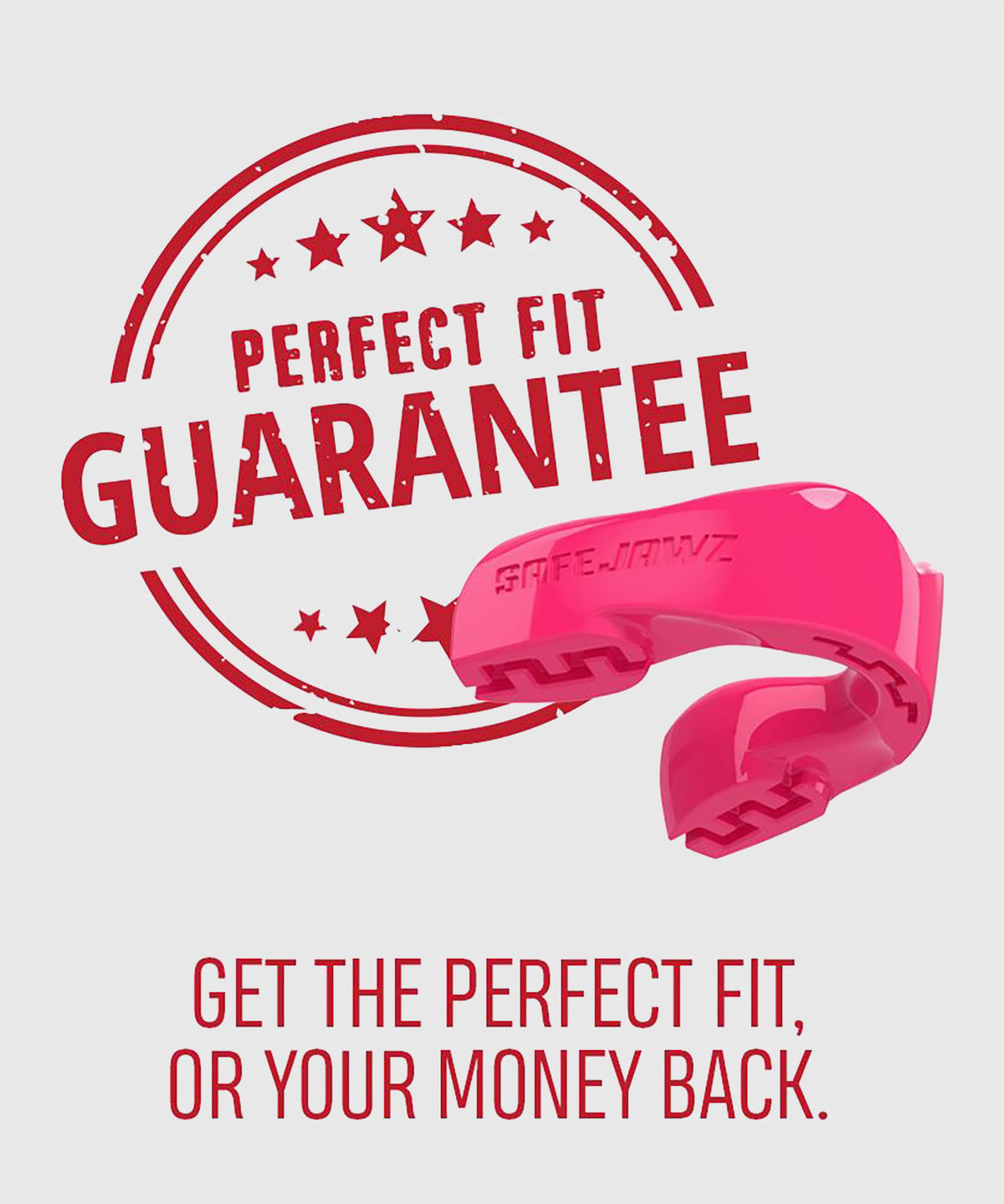Safejawz Intro Series Mouthguard – Pink