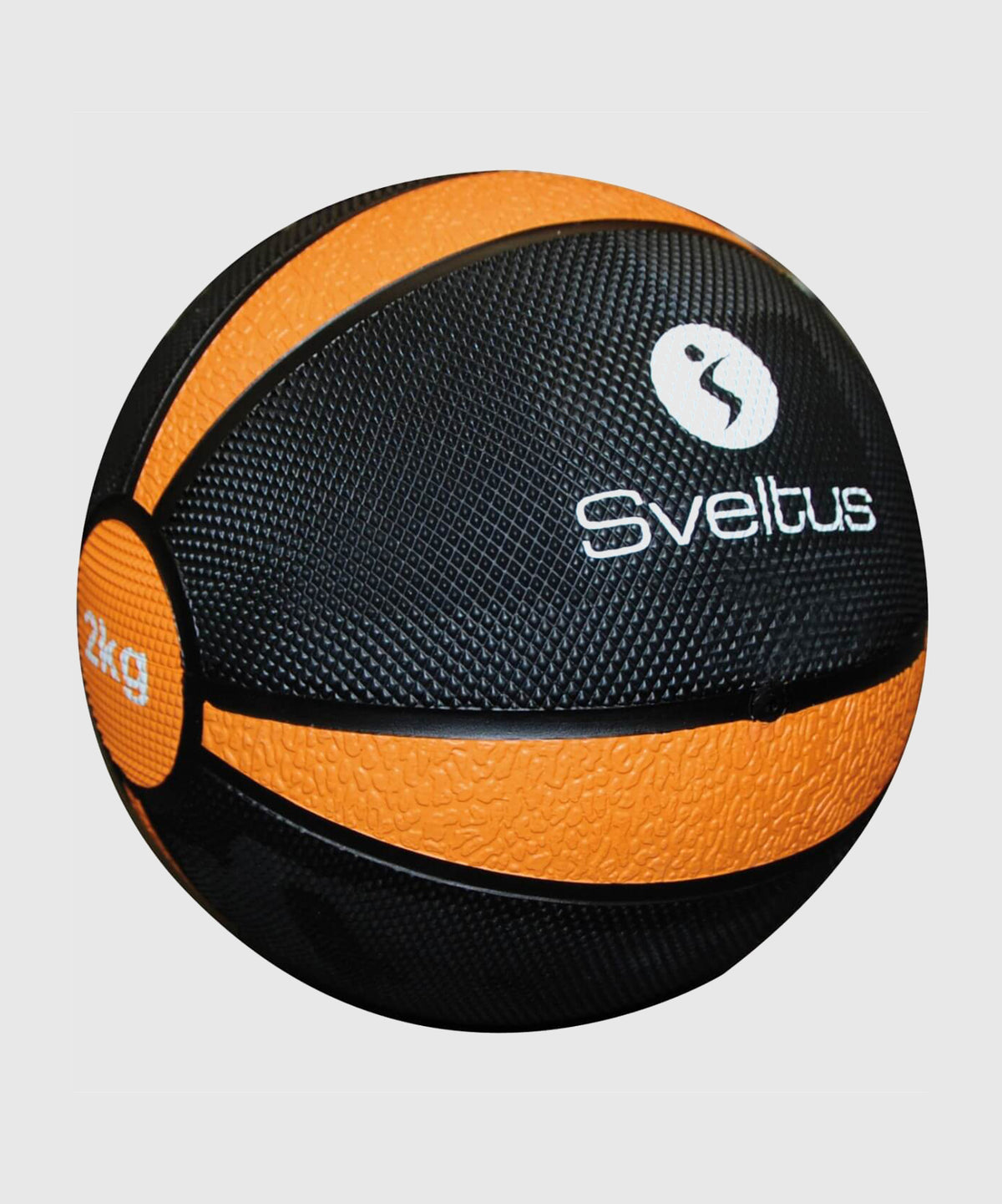 Sveltus Medizinball – 2 Kg – Schwarz/Orange