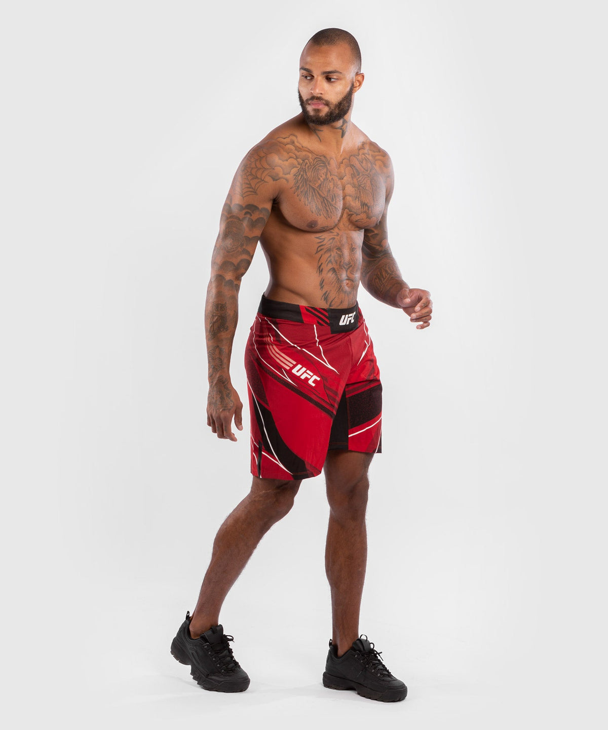 Fightshort Homme UFC Venum Authentic Fight Night - Coupe Longue - Rouge