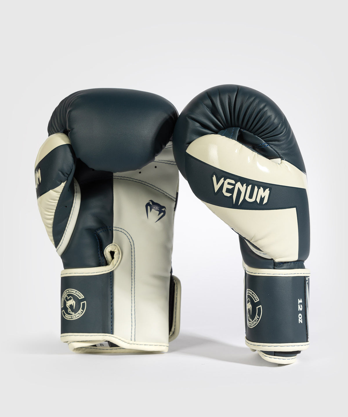 Venum Elite Boxhandschuhe - Weiß/Marineblau