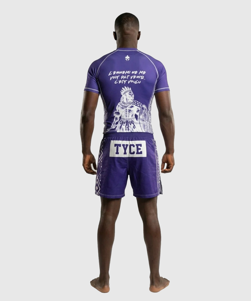 Rashguard TYCE CULTURE OF WAR Shaka Zulu - Violet