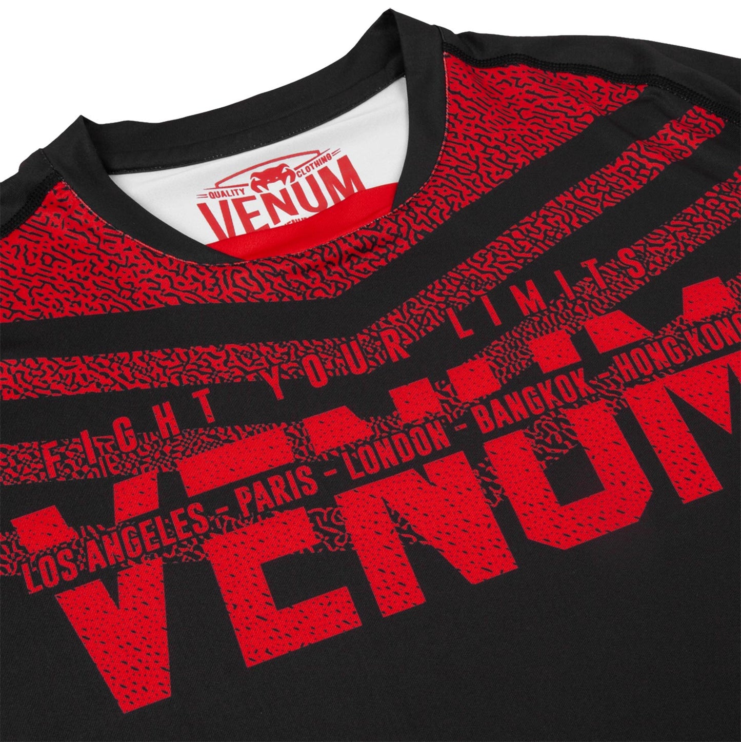 T-shirt Dry Tech Venum Signature - Noir/Rouge