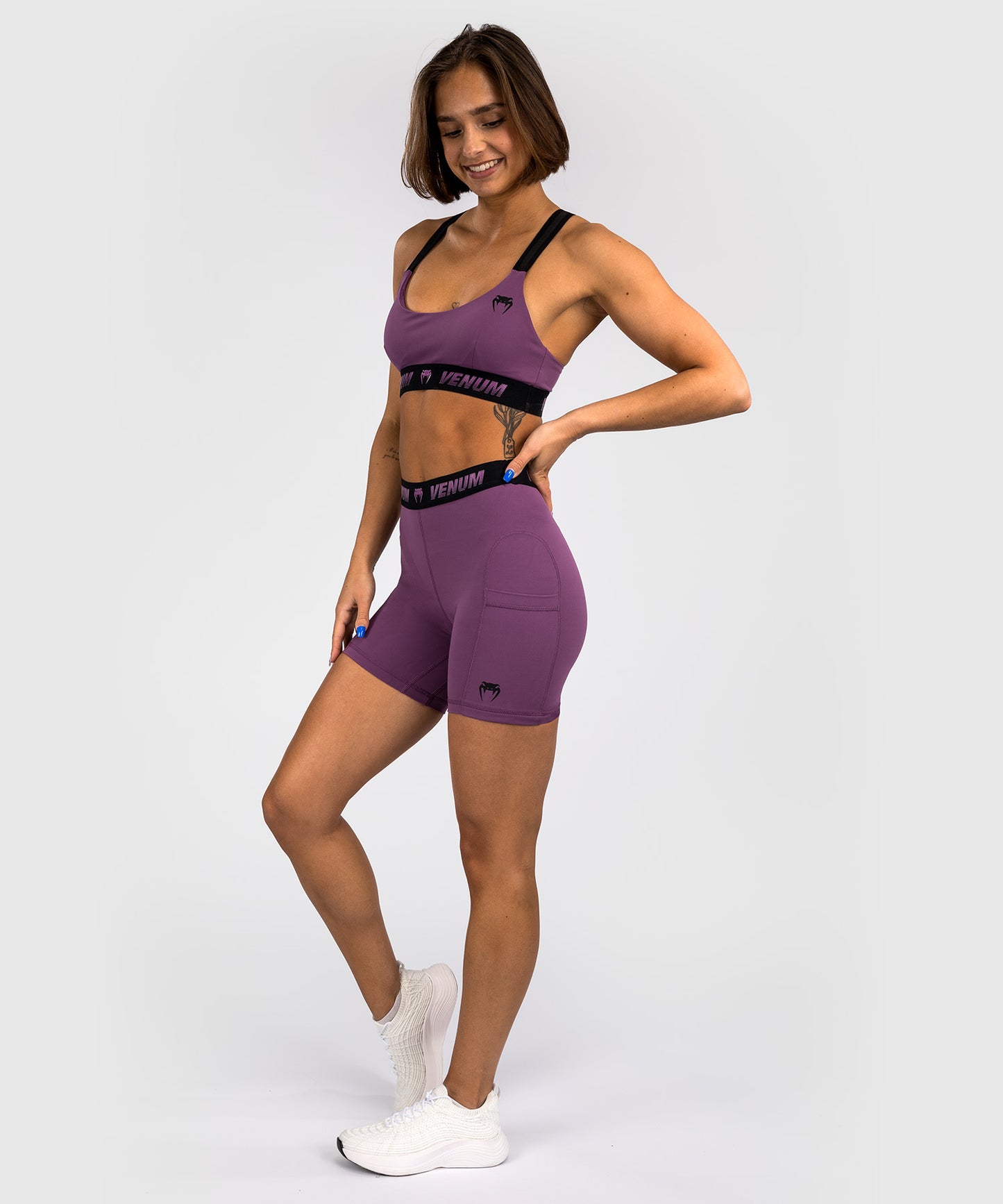 Venum Elevate Pantaloncini lunghi Vale Tudo da donna - Dusky Orchid