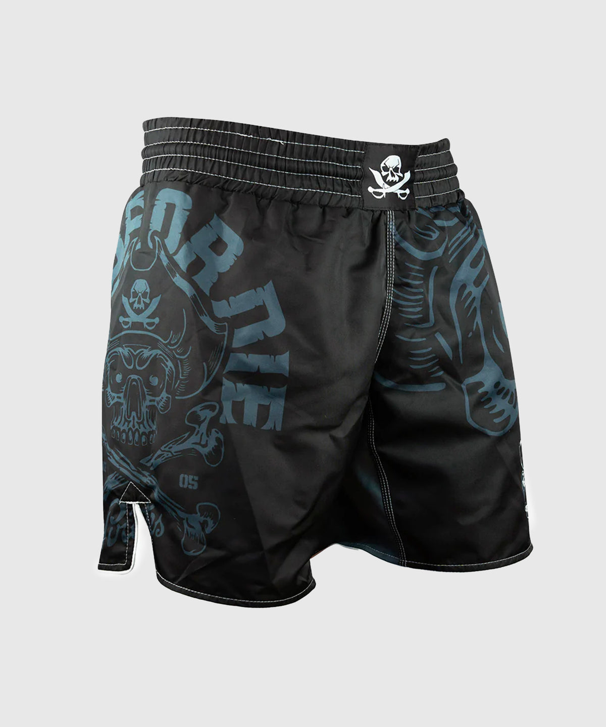 Short de MMA Pride Or Die Pirate V2 - Noir/Gris