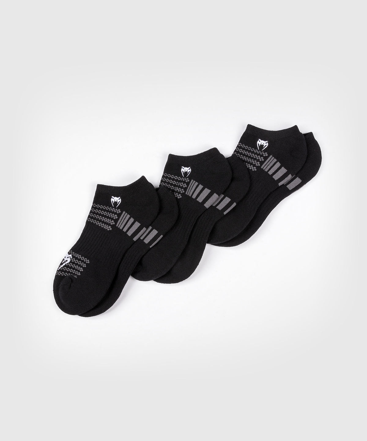 Venum Vector Pack 3 Calcetines Invisibles - Negro/Gris